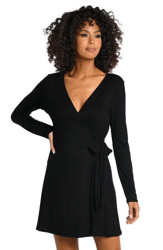 Draped Darling Wrap Dress