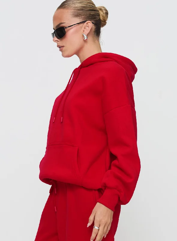 Dream Fleece Classic Hoodie Red