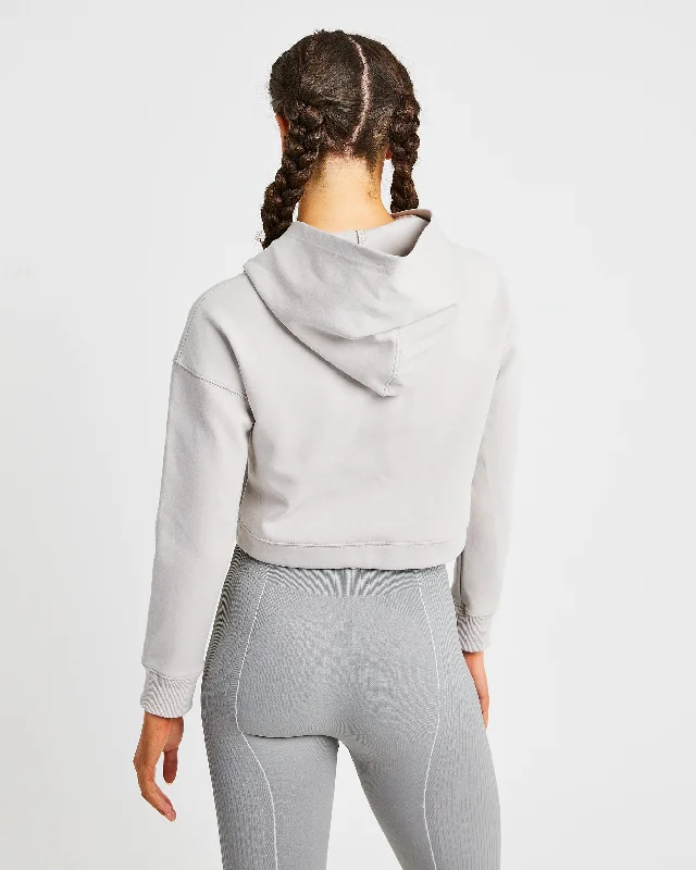 Everyday Drawcord Hoodie - Dove Grey