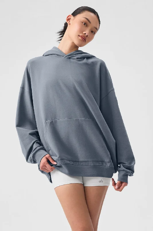 Double Take Hoodie - Steel Grey