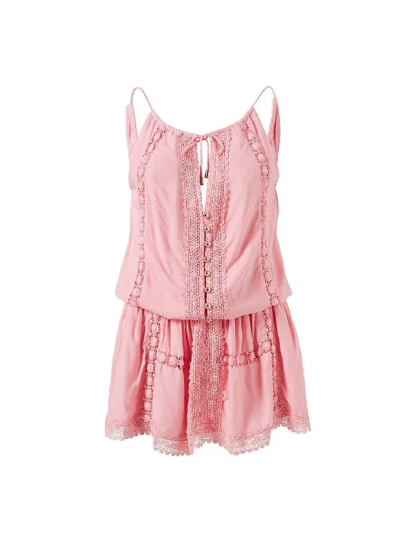 Melissa Odabash Chelsea Blush Short Dress