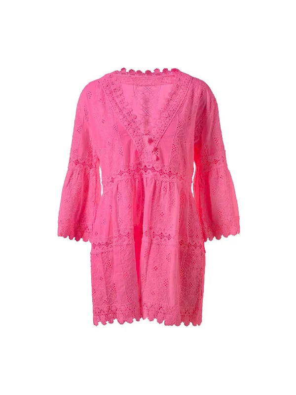 Melissa Odabash Victoria Hot Pink Kaftan