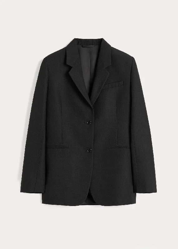 Tailored suit jacket black