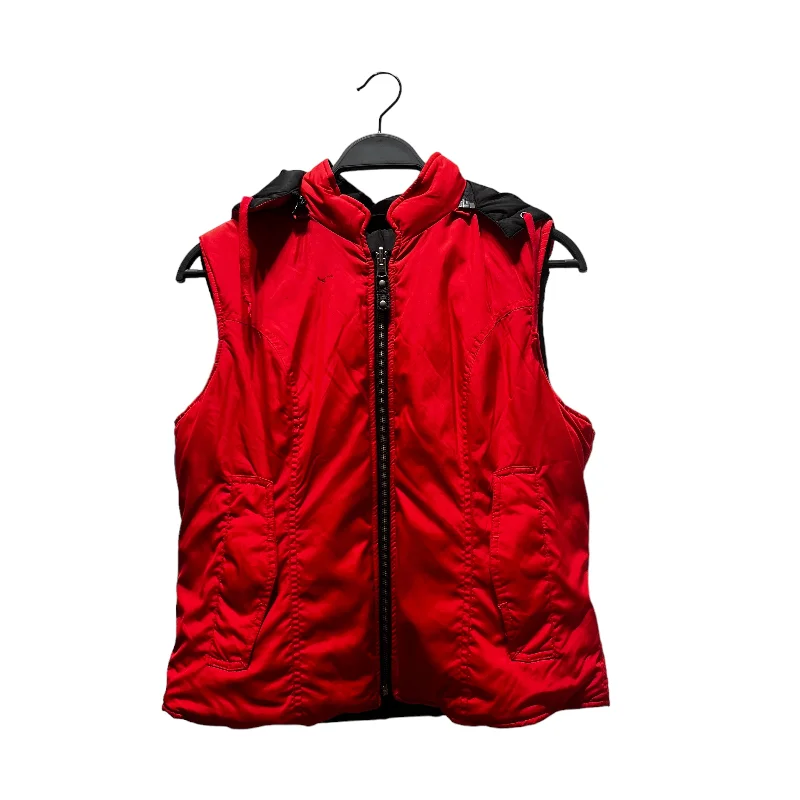 HARLEY DAVIDSON/Puffer Vest/Nylon/RED/REVERSIBLE