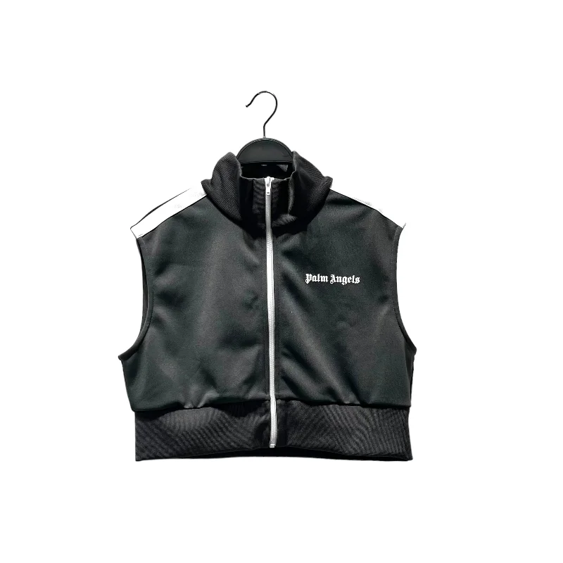 Palm Angels/Vest/XL/Polyester/GRY/Front Zip/