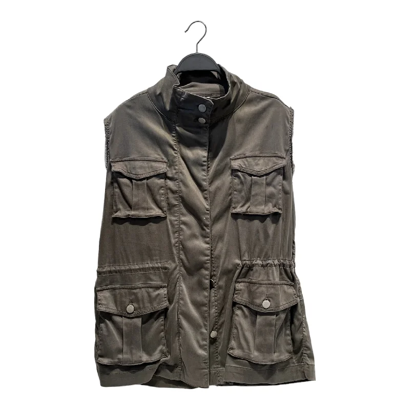 The Kooples /Vest/XS/Cotton/GRN/button up vest, four pockets