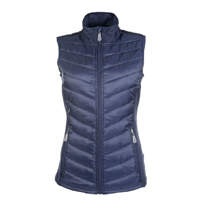 HKM Ladies Gilet Basel Deep Blue