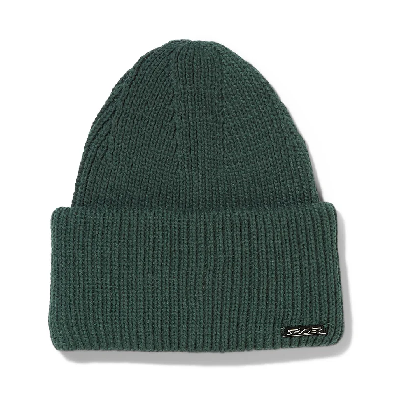 Womens Off The Cuff Beanie - Cypress Green