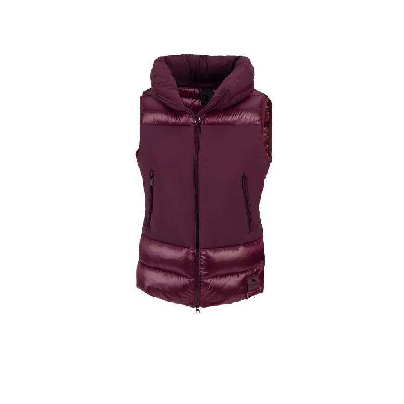 Pikeur Ladies Quilt Waistcoat Rundling Mulberry