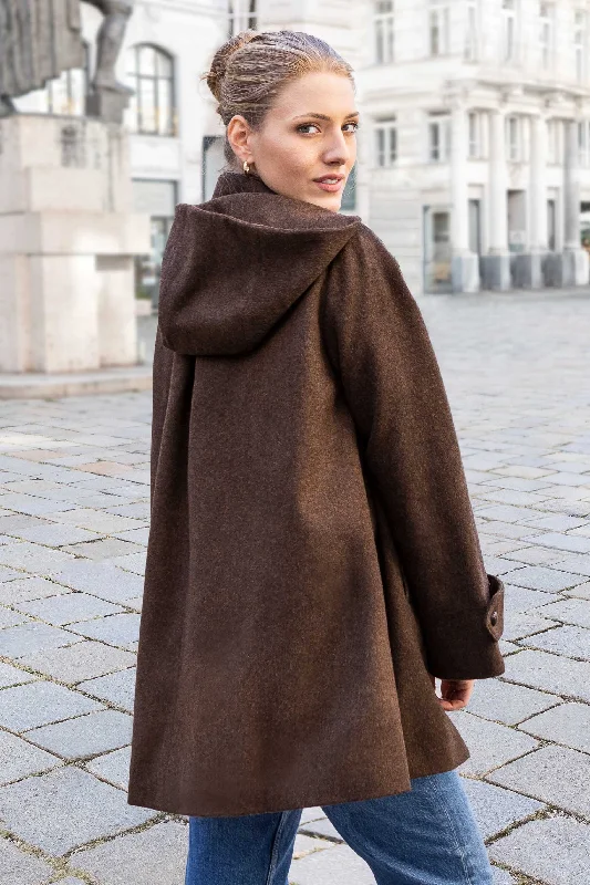 Nadya Loden Coat in Brown