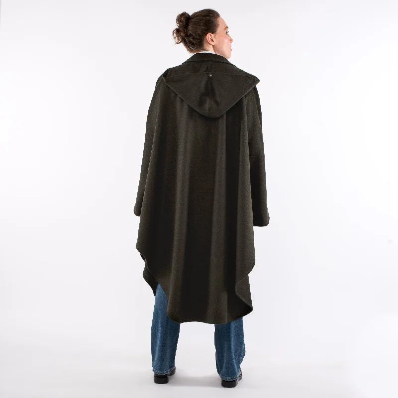 Women's Green Loden Cape