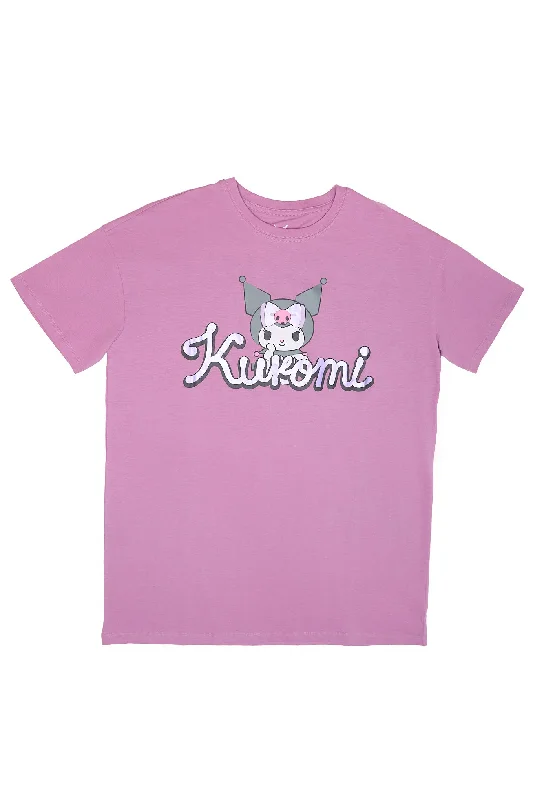 Kuromi Graffiti Graphic Relaxed Tee