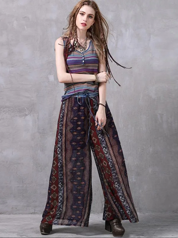 attractive-chiffon-wide-leg-casual-pants