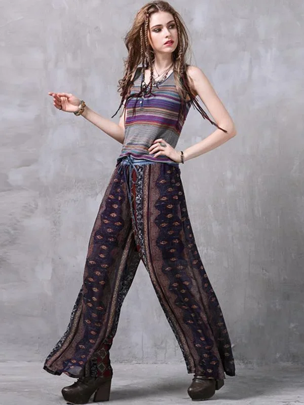 attractive-chiffon-wide-leg-casual-pants