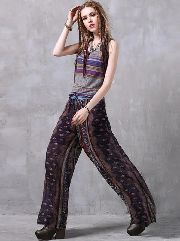 attractive-chiffon-wide-leg-casual-pants