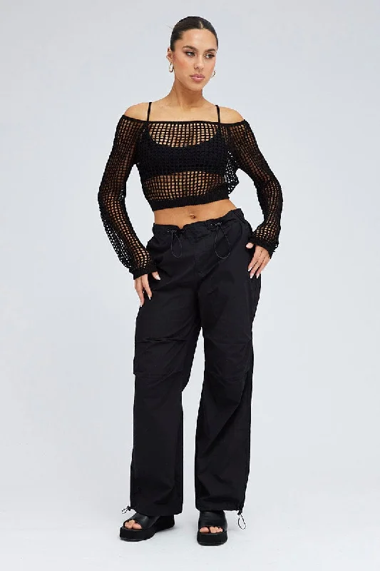 black-crochet-knit-top-long-sleeve-square-neck-kn2220-41jb-1