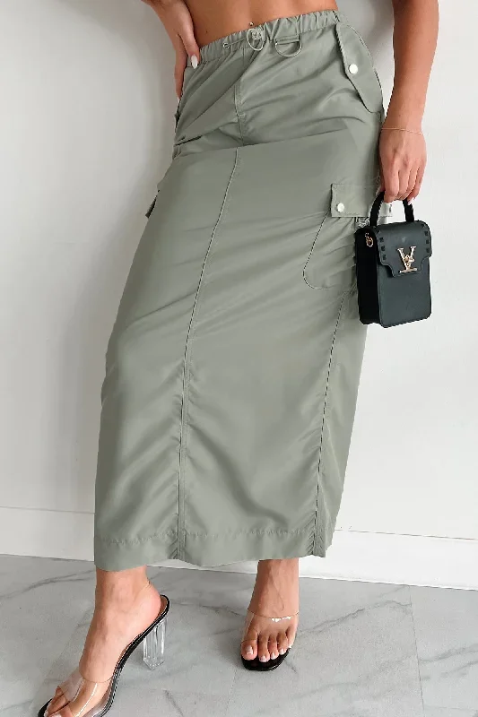 chasing-a-moment-cargo-midi-skirt-khaki-green