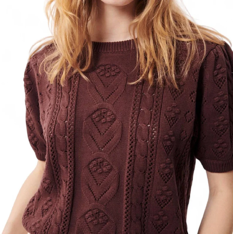 clare-knit-short-sleeve-sweater-in-chocolate