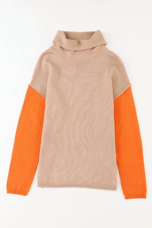 color-block-turtleneck-sweater-in-pink-orange