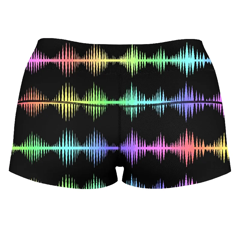 equalizer-sound-waves-high-waisted-womens-shorts