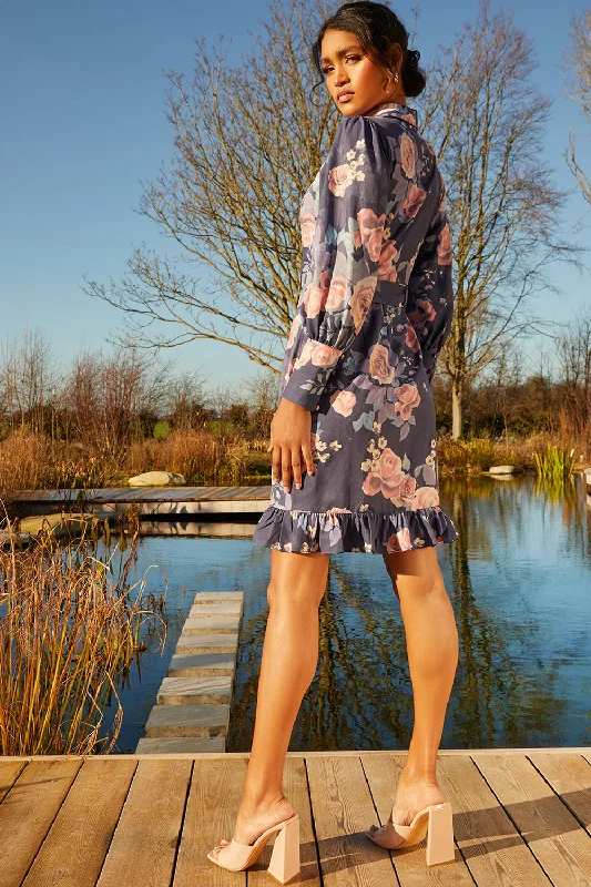 floral-printed-shirt-dress-in-navy