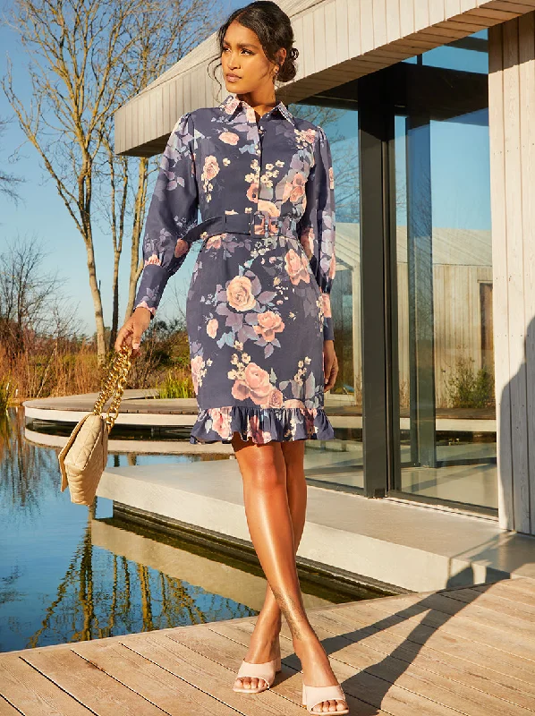 floral-printed-shirt-dress-in-navy