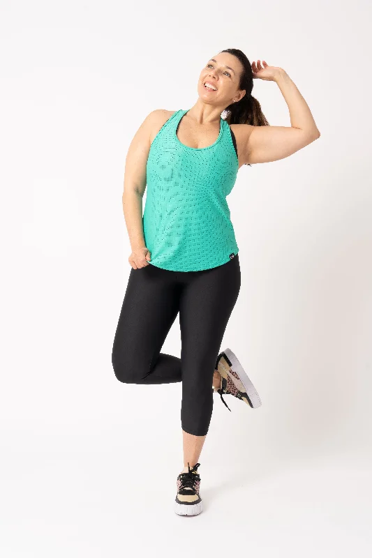 Jade Bball Mesh - Racer Back Tank Top