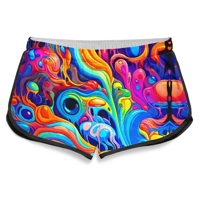 Kandi Swirl Women's Retro Shorts