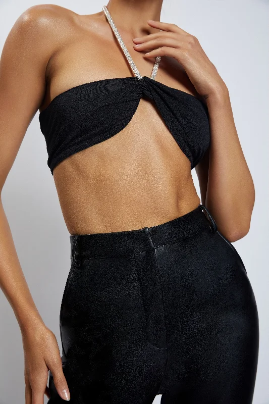 lea-diamante-chain-halter-neck-crop-top-black