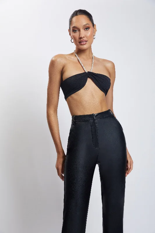 lea-diamante-chain-halter-neck-crop-top-black