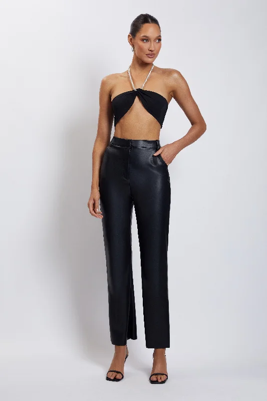 lea-diamante-chain-halter-neck-crop-top-black