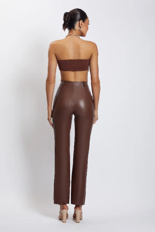 lea-diamante-chain-halter-neck-crop-top-chocolate