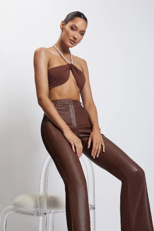 lea-diamante-chain-halter-neck-crop-top-chocolate