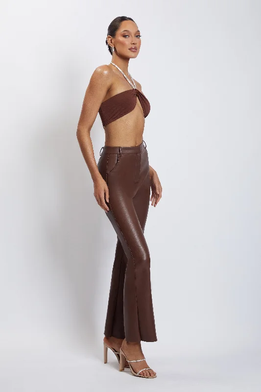 lea-diamante-chain-halter-neck-crop-top-chocolate