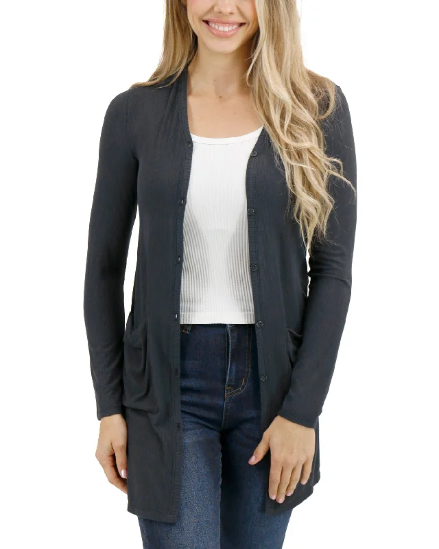 lightweight-soft-black-ribbed-cardigan