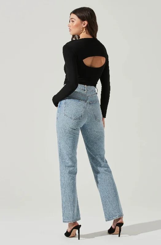 long-sleeve-cutout-front-bodysuit