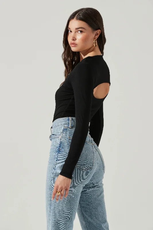 long-sleeve-cutout-front-bodysuit