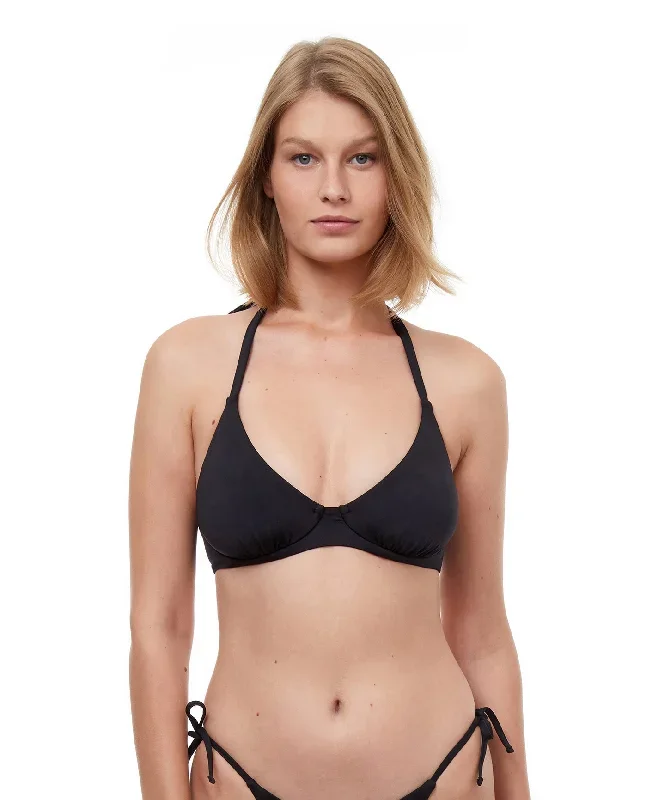 Luma Summer Sunrise Underwire Halter Bikini Top