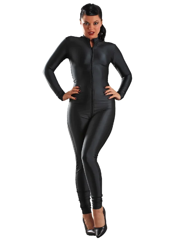 Lycra High Collar Catsuit