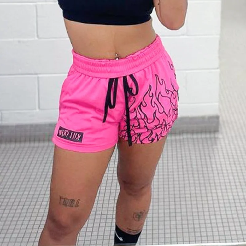 muay-thai-flame-shorts-mid-thigh-cut-pink-black