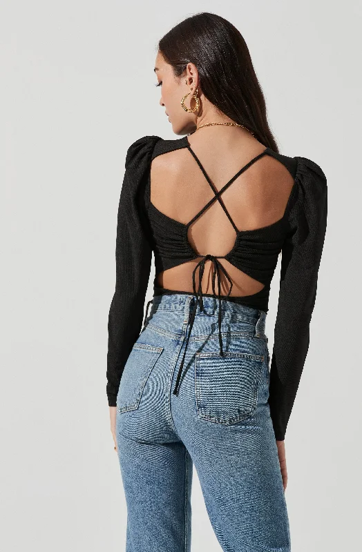 Multi Back Cutout Bodysuit