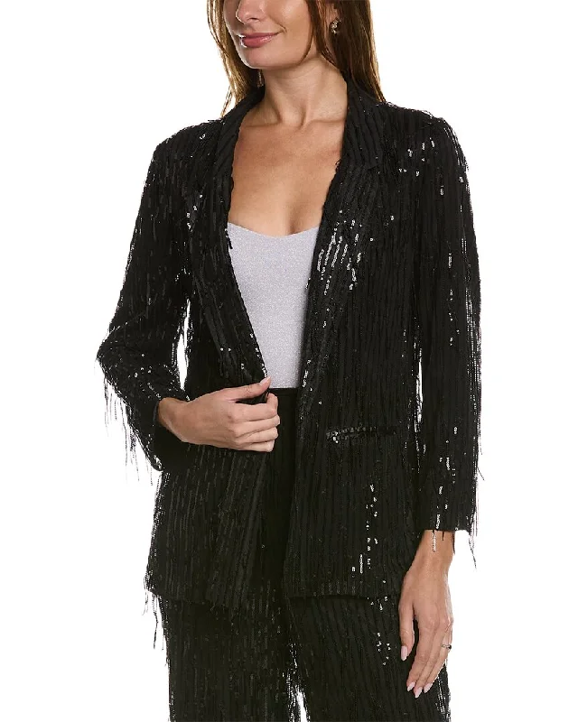 Nanette by Nanette Lepore Mila Fringe Sequin Jacket