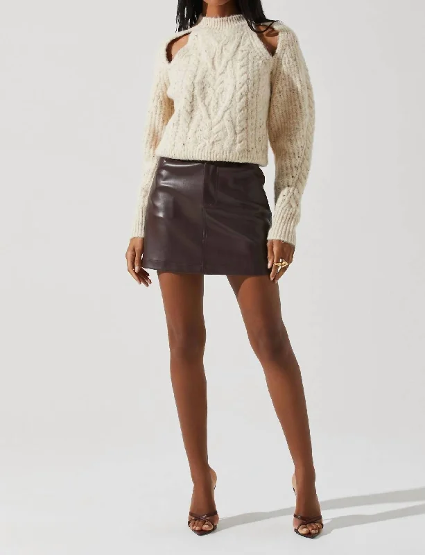 Natalie Sweater In Cream