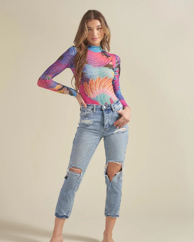 parrot-mesh-long-sleeve-bodysuit-womens