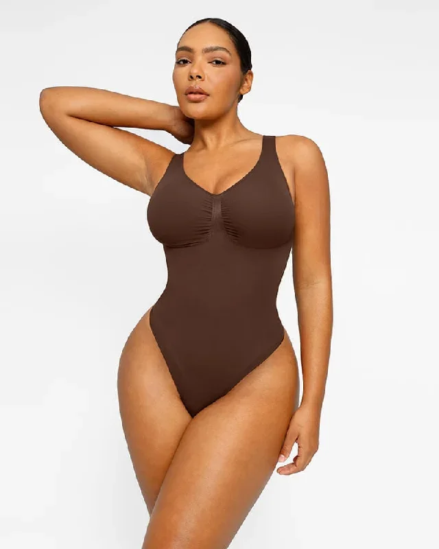 PowerConceal 2.0 V-Neck Thong Bodysuit