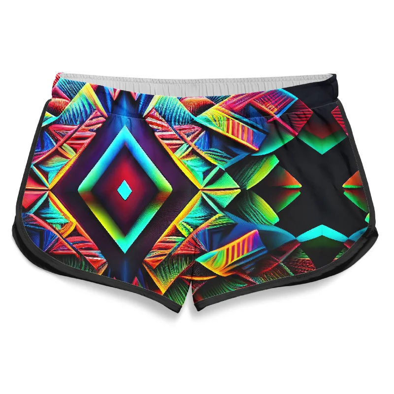 Psychedelic Tribal Women's Retro Shorts