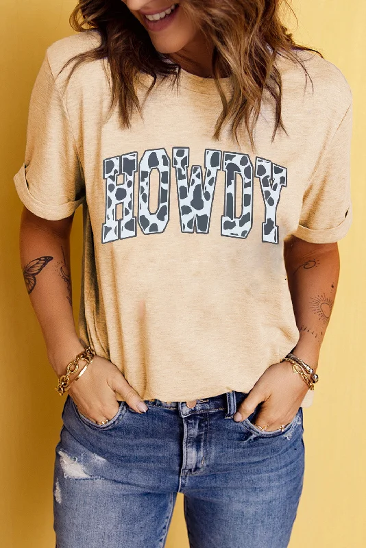 round-neck-short-sleeve-howdy-graphic-tee