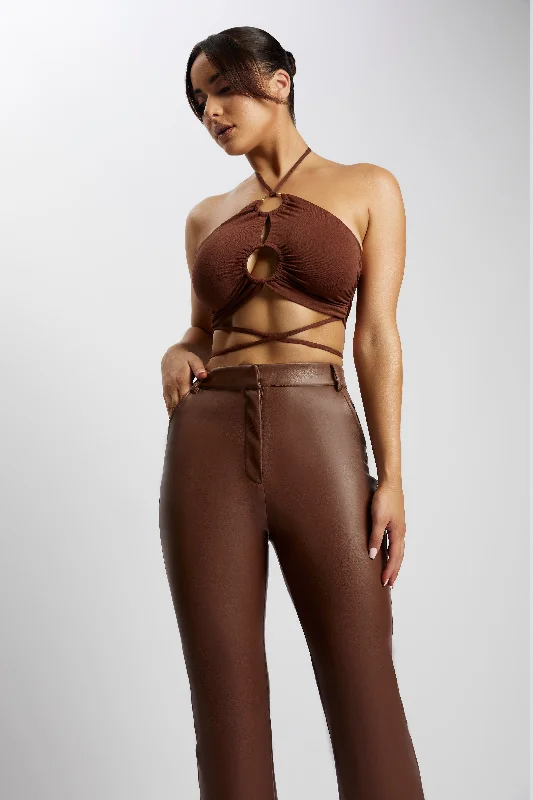 sabrina-ruched-top-with-hardware-chocolate