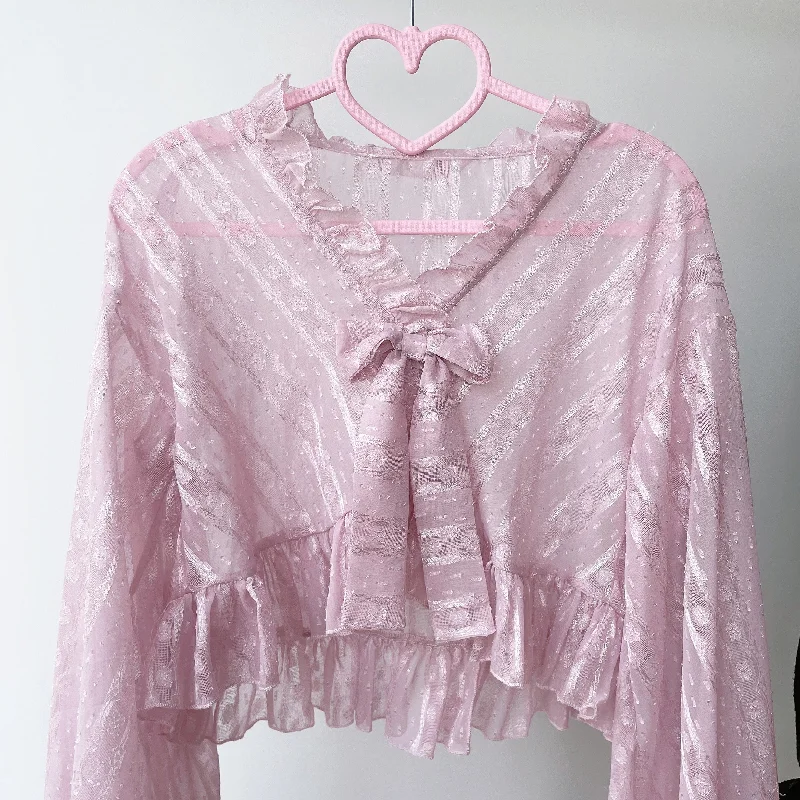 sakurada-fawn-chiffon-puff-sleeve-lolita-cardigan