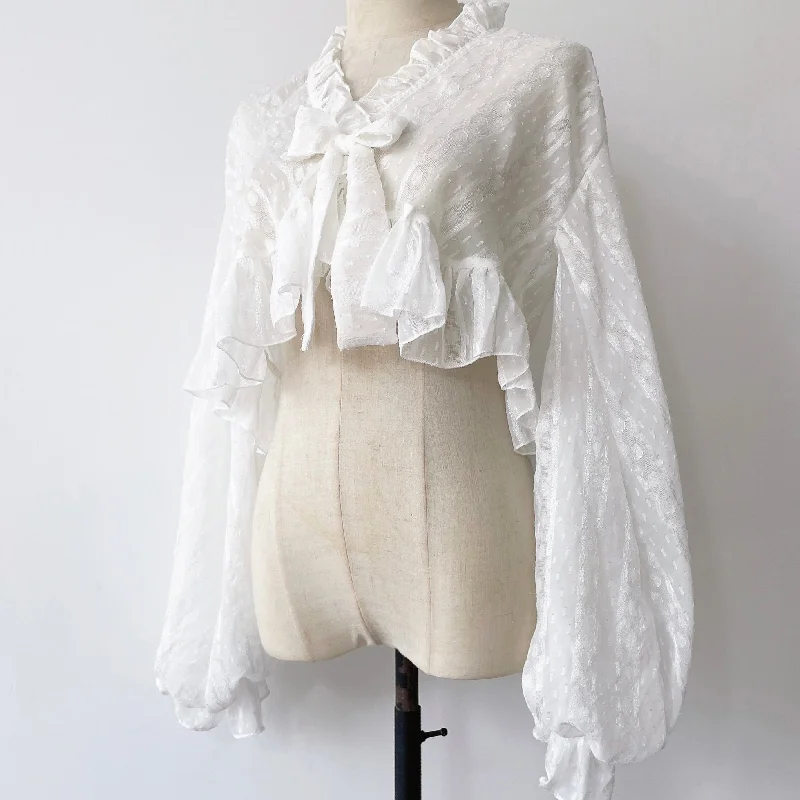 sakurada-fawn-chiffon-puff-sleeve-lolita-cardigan